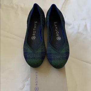 Rothy’s Forest Tartan size 7.5